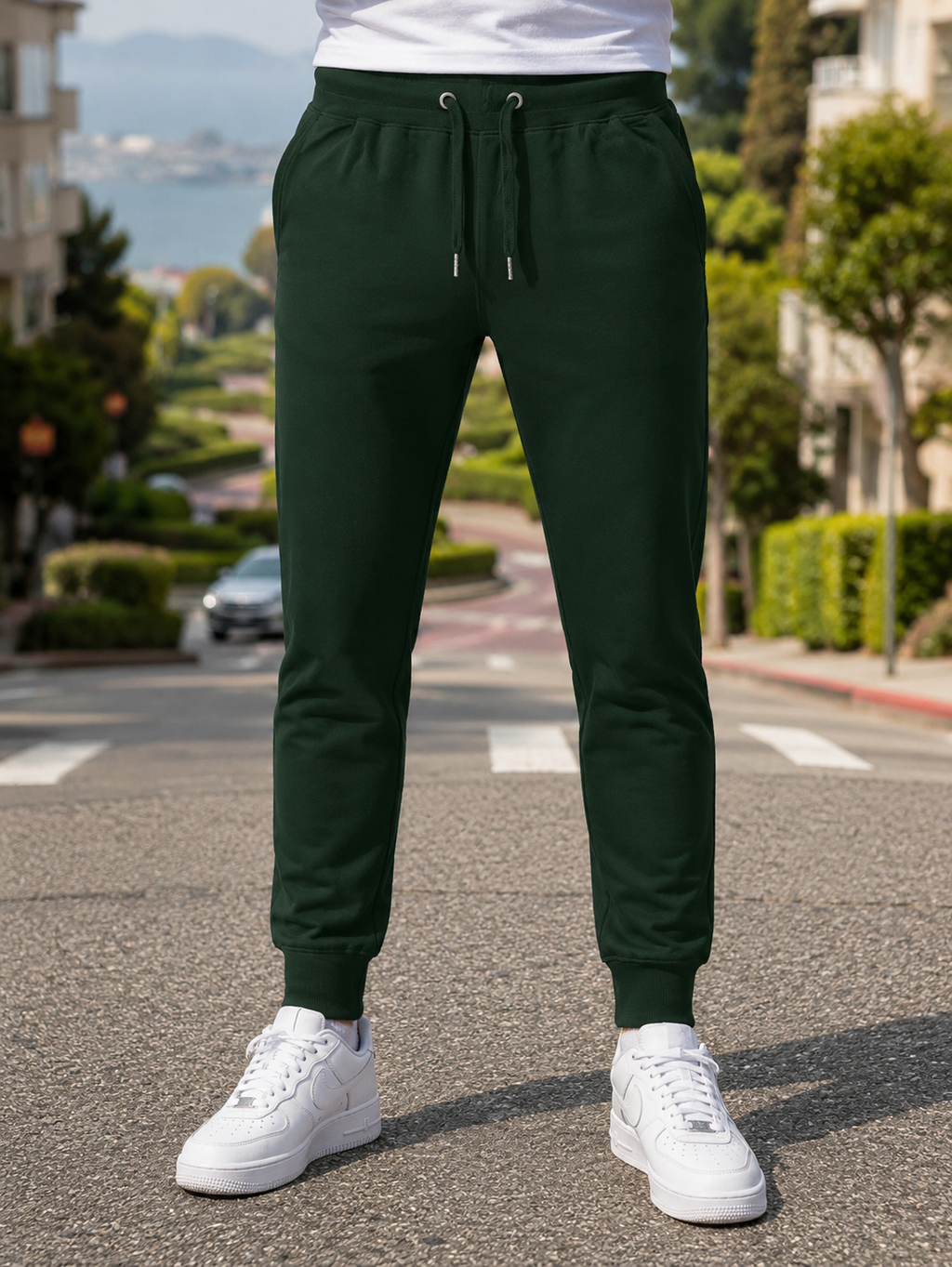 Men's Bottle Green Joggers