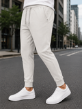 Men's Grey Melange Joggers