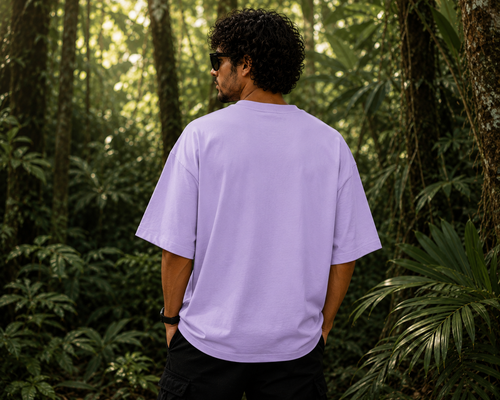 "Cobra Strike" Men's Heavy French Terry Oversized T-shirt