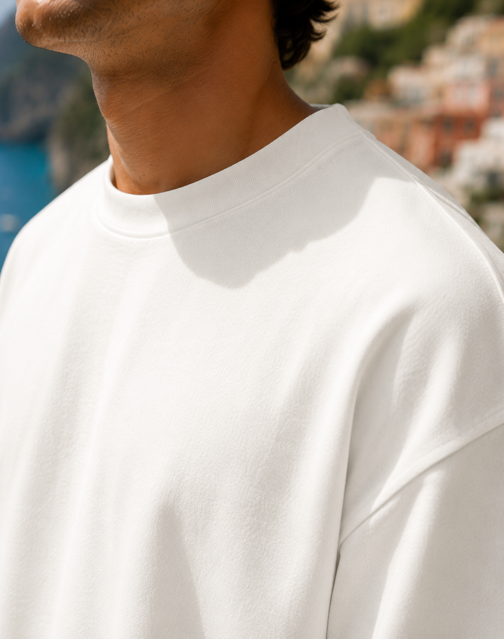 Men's Off White Oversized T-shirt
