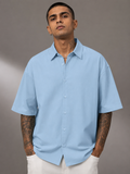 Men's Baby Blue Oversized Shirt