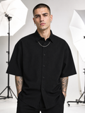 Men's Black Oversized Shirt