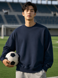 Men's Navy Blue Oversized Sweatshirt