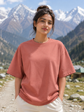 Women's Coral Classic Oversized T-Shirt